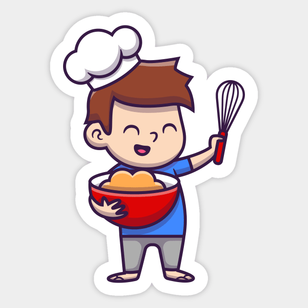 Cute Boy Chef Cooking Sticker by Catalyst Labs